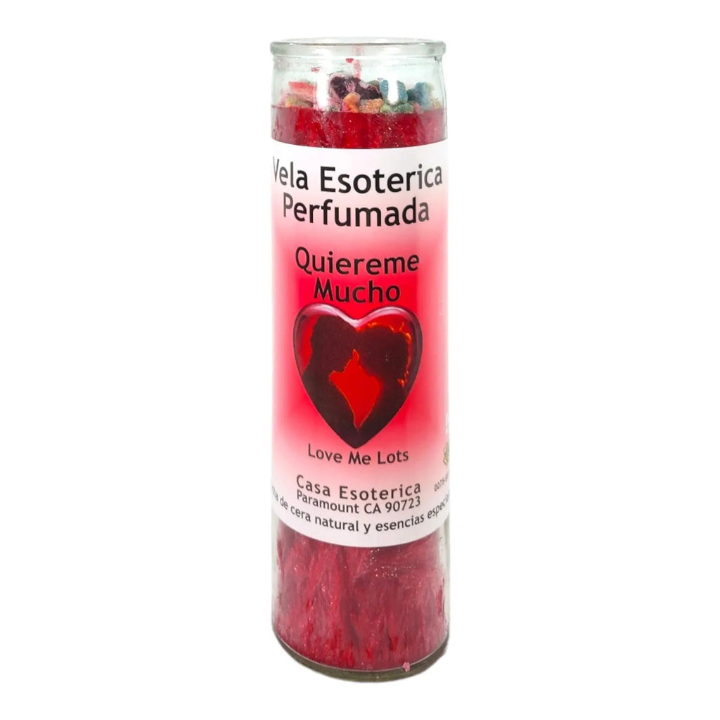 Love ME Lots-Palm Wax Spiritual Intention Spell Candle-[RED] | Vela CASA ESOTERICA PERFUMADA MAGICK SPACE Au supplements