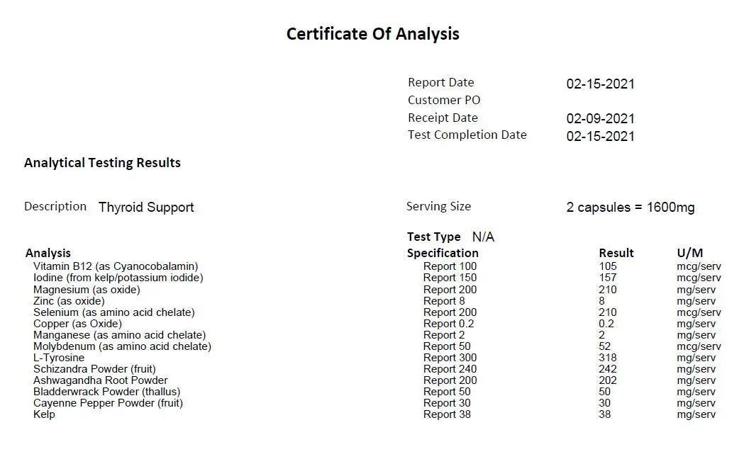 Research Labs Thyroid Support + Iodine Supplement - Energy, Metabolism, Focus Research Labs Au supplements