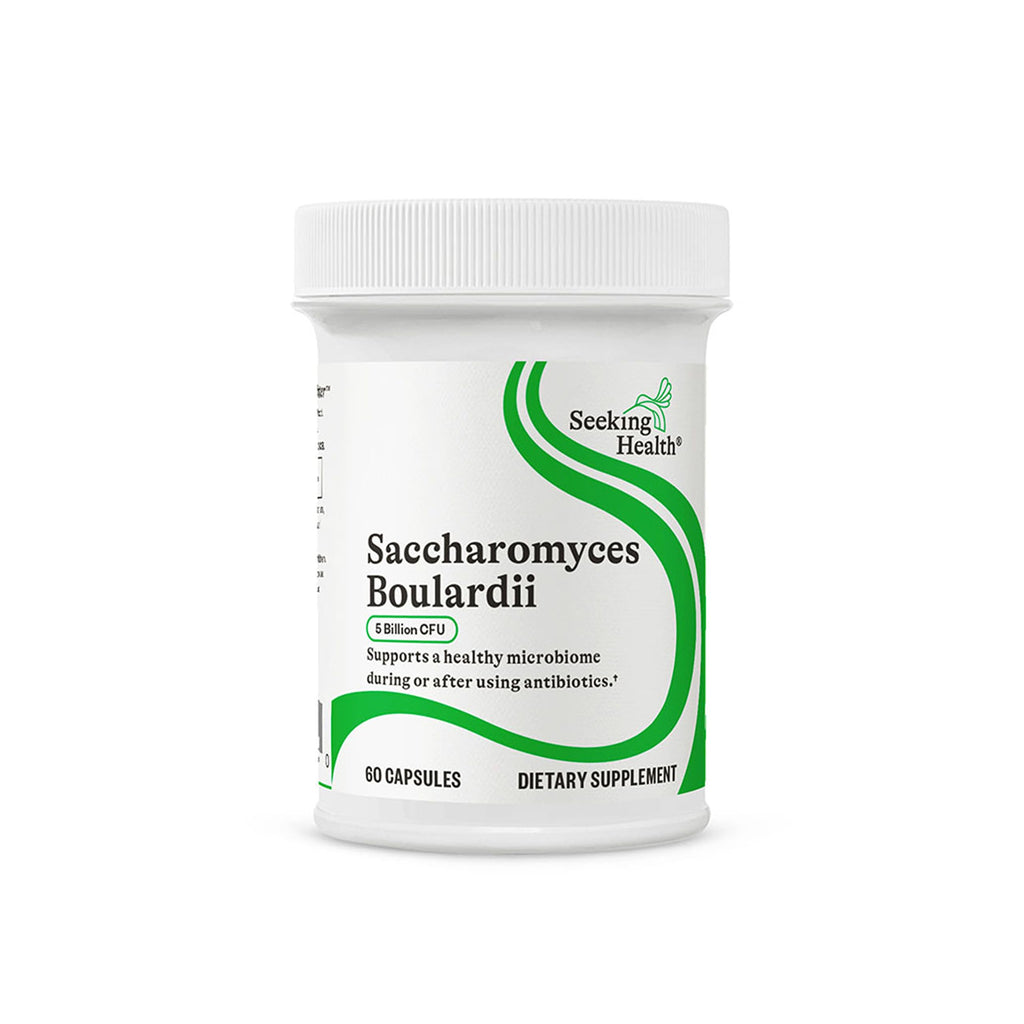 Seeking Health Saccharomyces Boulardii - Gentle Digestive Support for Healthy Bowel Movements* - Supports a Good GI Tract Environment & Microbiome While Traveling*