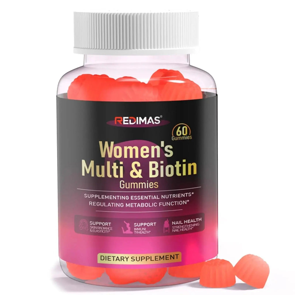 Redimas Multivitamin Gummies for Women, Chewable Adult Vitamin with Vitamins A, B, C, D, E, and Biotin, Gummy Format for Everyday Nutrient Inclusion Redimas Au supplements