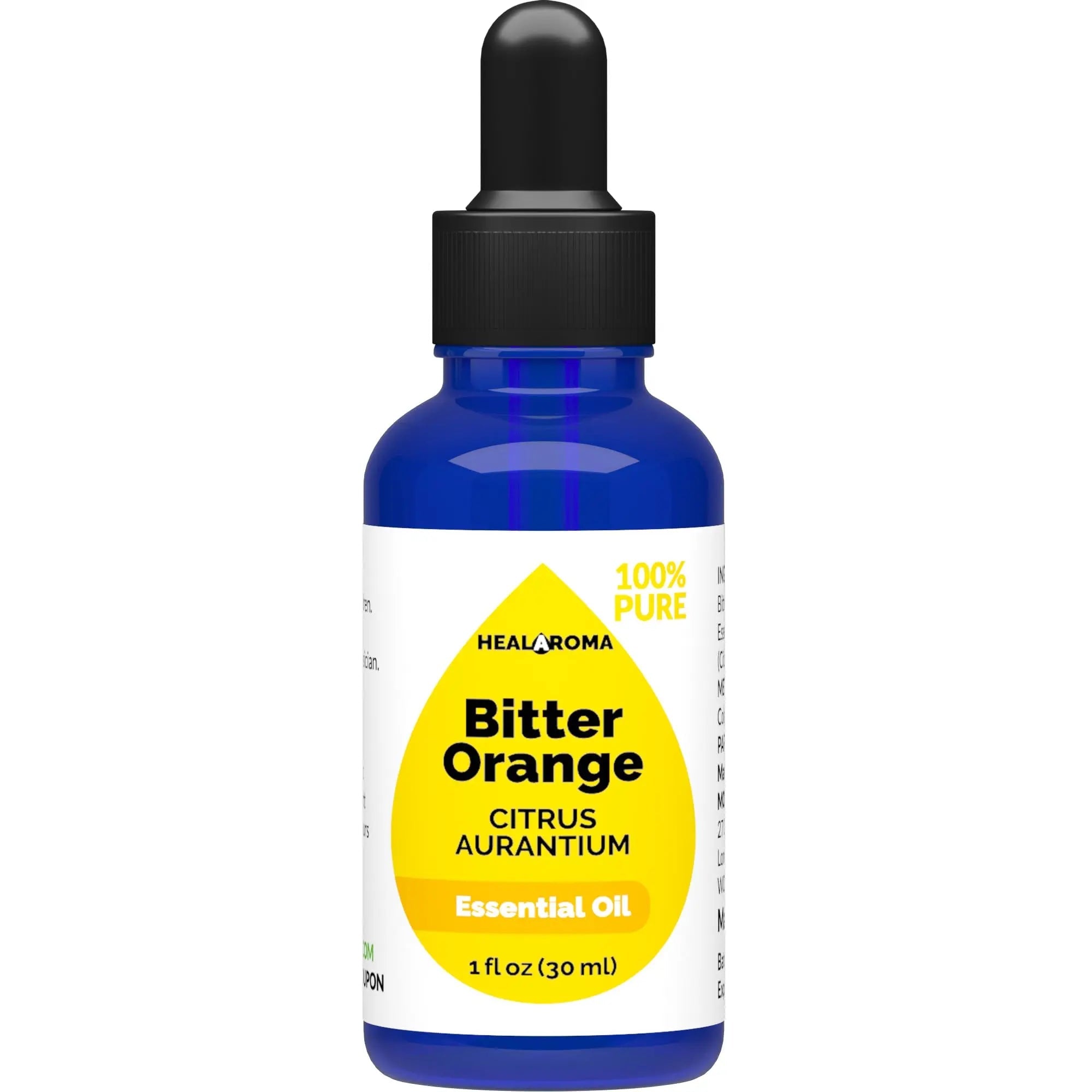 Bitter Orange Essential Oil 30 ml - 1 oz - Pure & Natural - with Pipette Dropper MONOHERB Au supplements