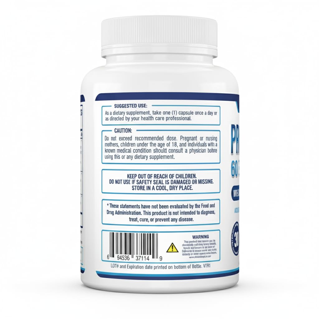 Purely Optimal Probiotics for Digestive Health, 60 Billion CFU – Delayed-Release with Digestive Enzymes & Organic Prebiotics – Bloating, Immune & Energy Support, 30 Caps Purely Optimal Au supplements