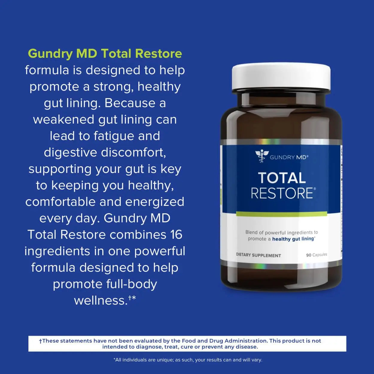 Gundry MD® Total Restore® Gut Health and Gut Lining Support Supplement - (90 Capsules) Gundry MD Au supplements