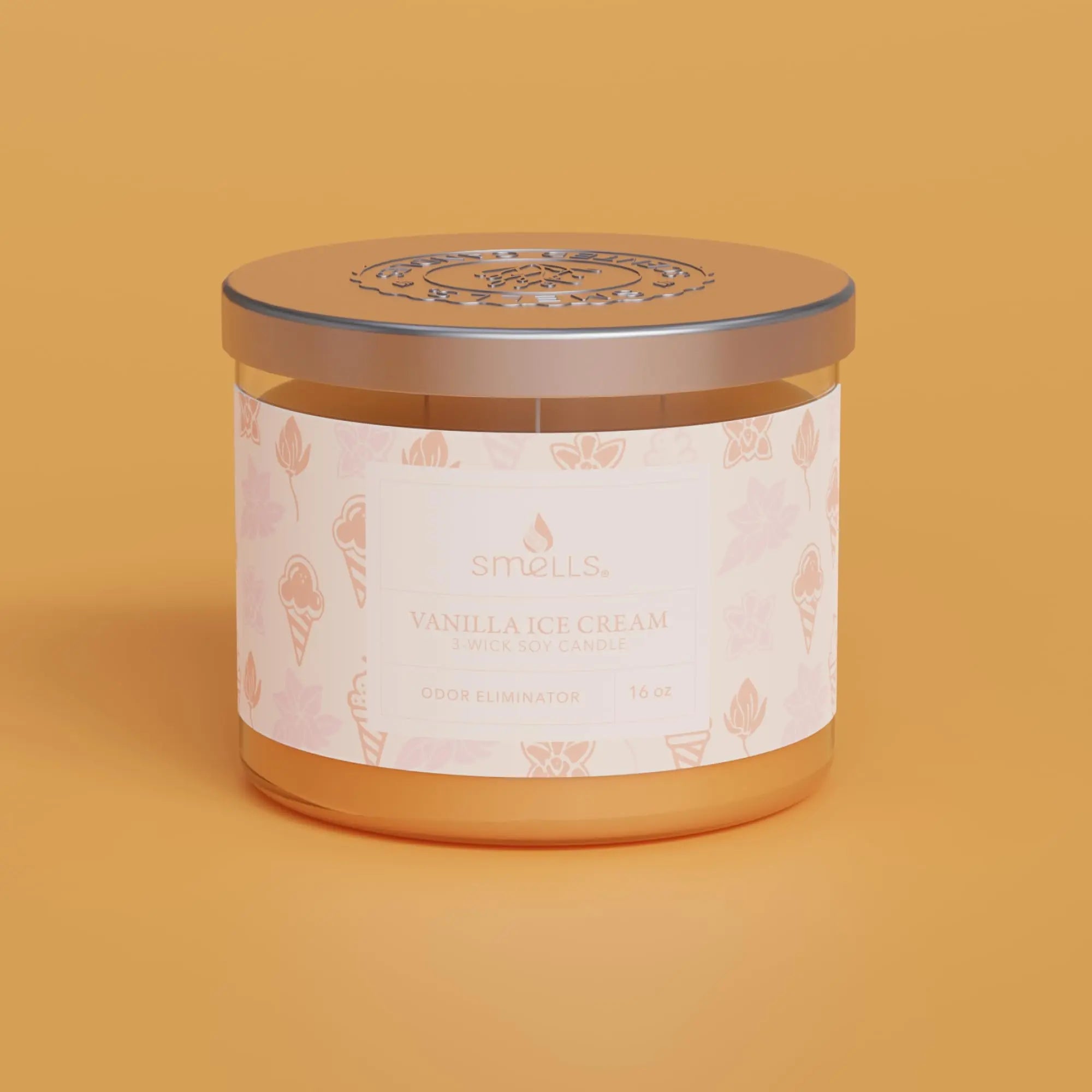 Smells - Odor Eliminator - Premium Soy Wax Jar Scented Candle 12oz. and 16oz. - 100% Cotton Single Wick SmellS Au supplements