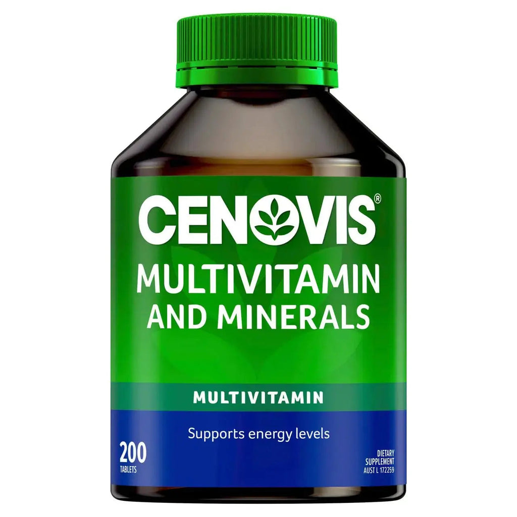Cenovis Multivitamin and Minerals 200 Tablets Cenovis Au supplements