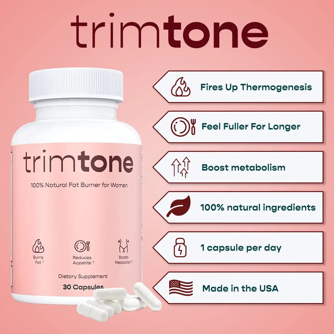 Trimtone Pills, 100% Natural Weight Management Formula for Women, Mood & Energy Trimtone Au supplements