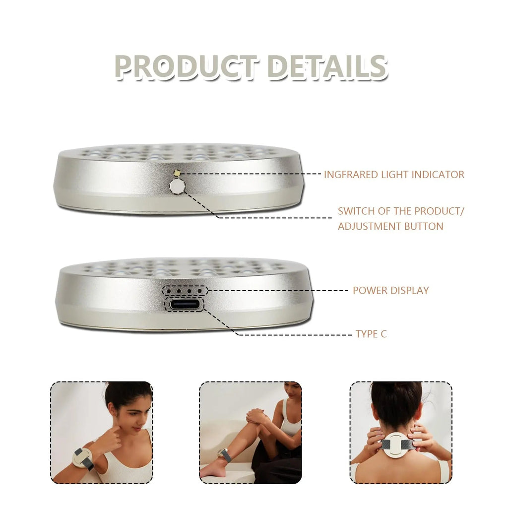 Red Light Therapy Device, Wearable Light Therapy Lamp for Pain Relief for Knee Muscle Feet Hands Origintek Au supplements