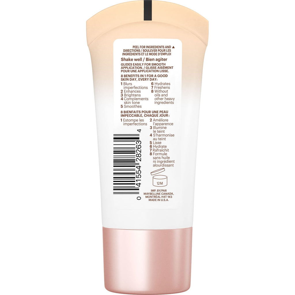 Maybelline Dream Fresh Skin Hydrating BB cream, 8-in-1 Skin Perfecting Beauty Balm with Broad Spectrum SPF 30