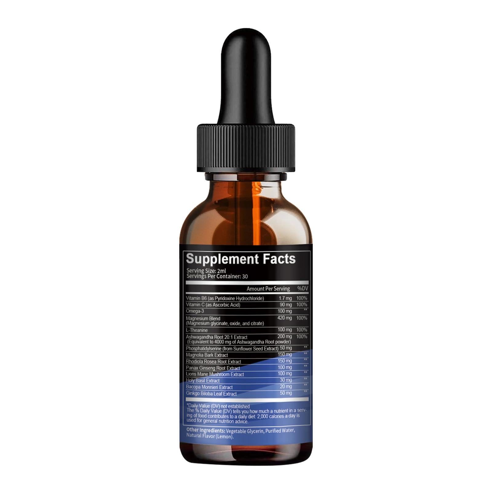 Totaria cortisol Supplement Liquid Drops Hormone Balance for Women Men with Magnesium Complex,Ashwagandha,Rhodiola Rosea,L Theanine,Phosphatidylserine Supplements Mood, Focus, Sleep Support 2 FL.OZ Totaria Au supplements