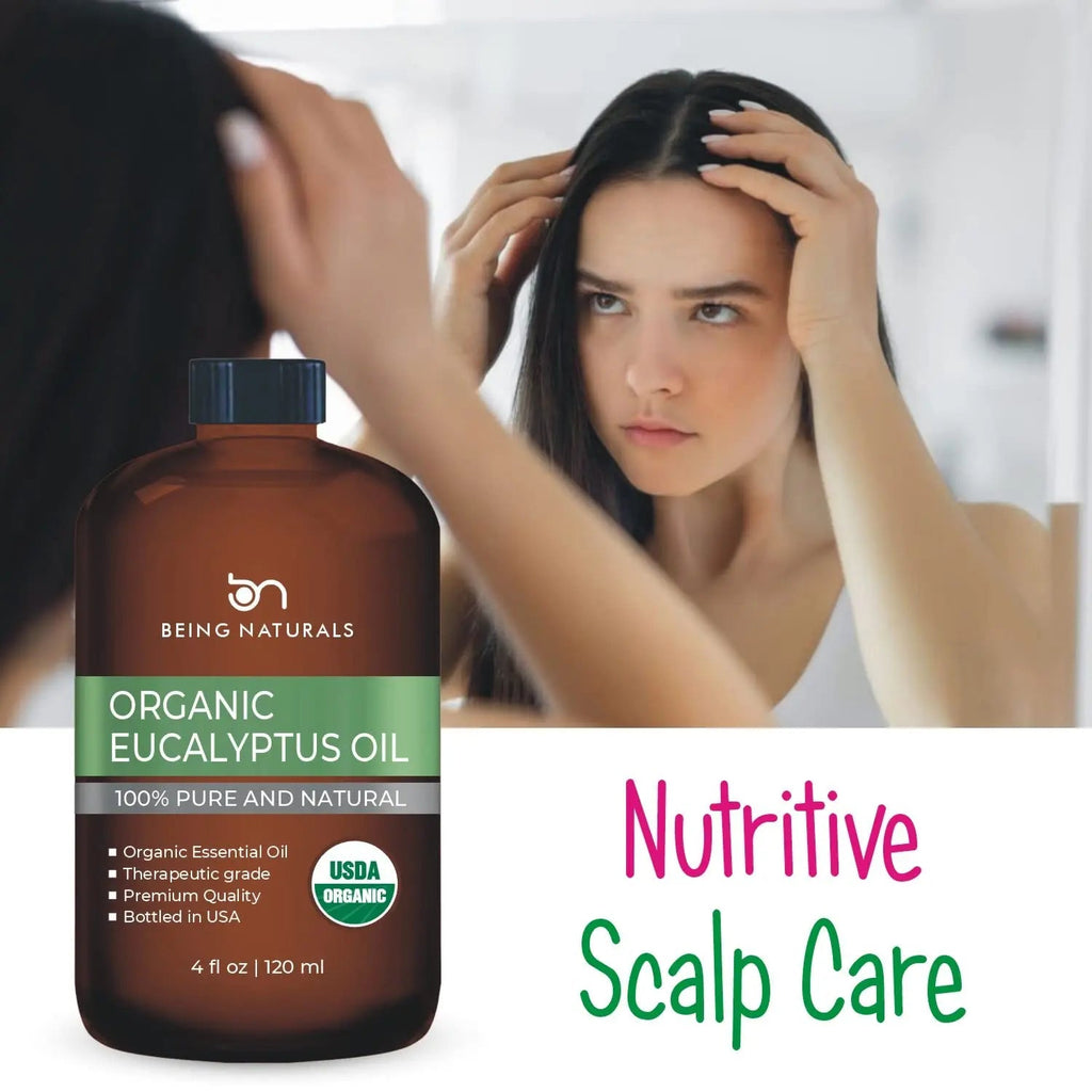 Organic Eucalyptus Essential Oil - Huge 4 FL OZ - 100% Pure & Natural – Premium Natural Oil Being Naturals Au supplements