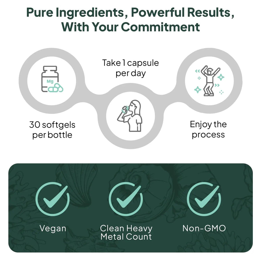Organics Ocean Better D3 + K2-100% Organic VIT D3 and K2 Supplements with Maximum Bioavailability - Supports Bone Density, Calcium Balance Organics Ocean Au supplements