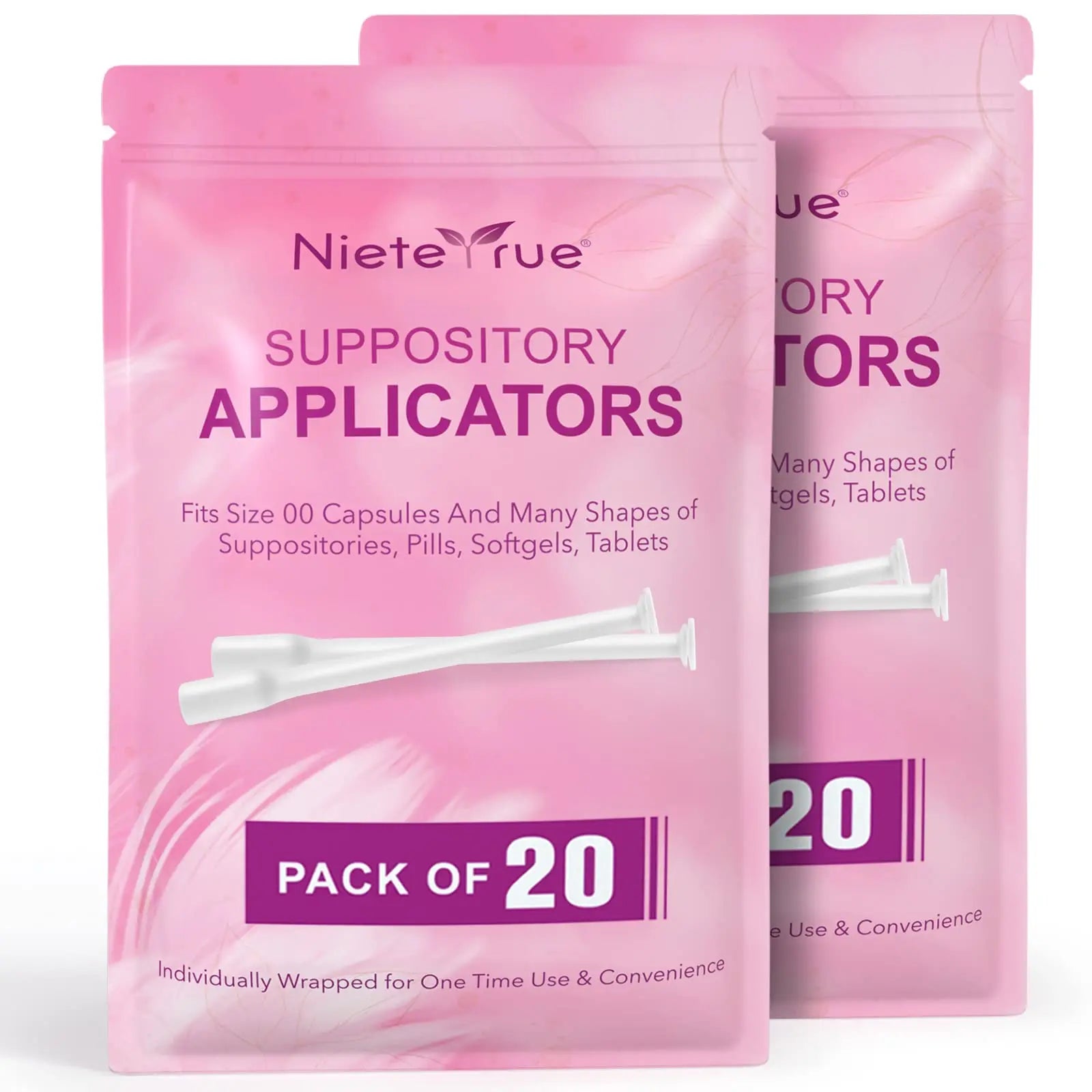 Nieteyrue (40 Packs) Disposable Vaginial Applicators Individually Wrapped Hygienic Fit Nieteyrue Au supplements