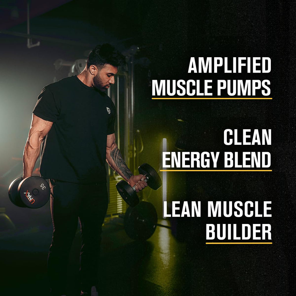 Jacked Factory Nitrosurge Build Pre Workout with Creatine for Muscle Building - Con Cret Creatine Powder & elevATP for Intense Energy, Powerful Pump