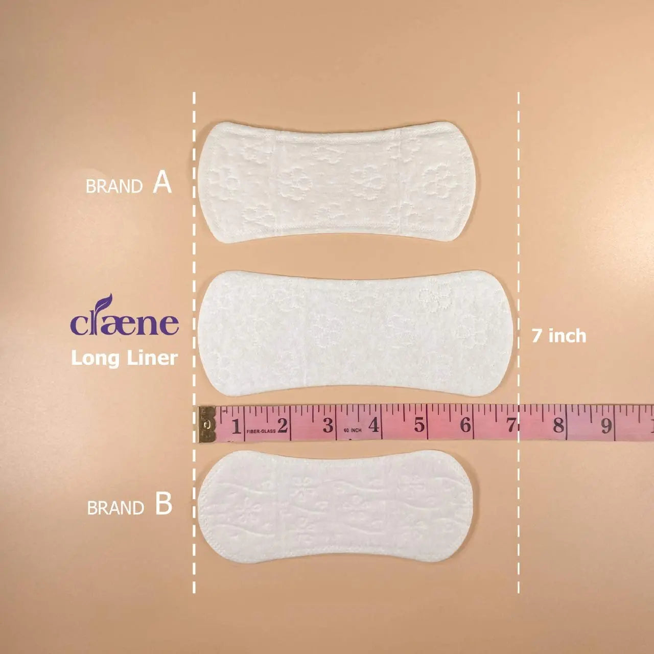 Claene Organic Cotton Panty Liners, Unscented, Thin, Cruelty-Free, Daily, Breathable Organic Panty CLAENE Au supplements