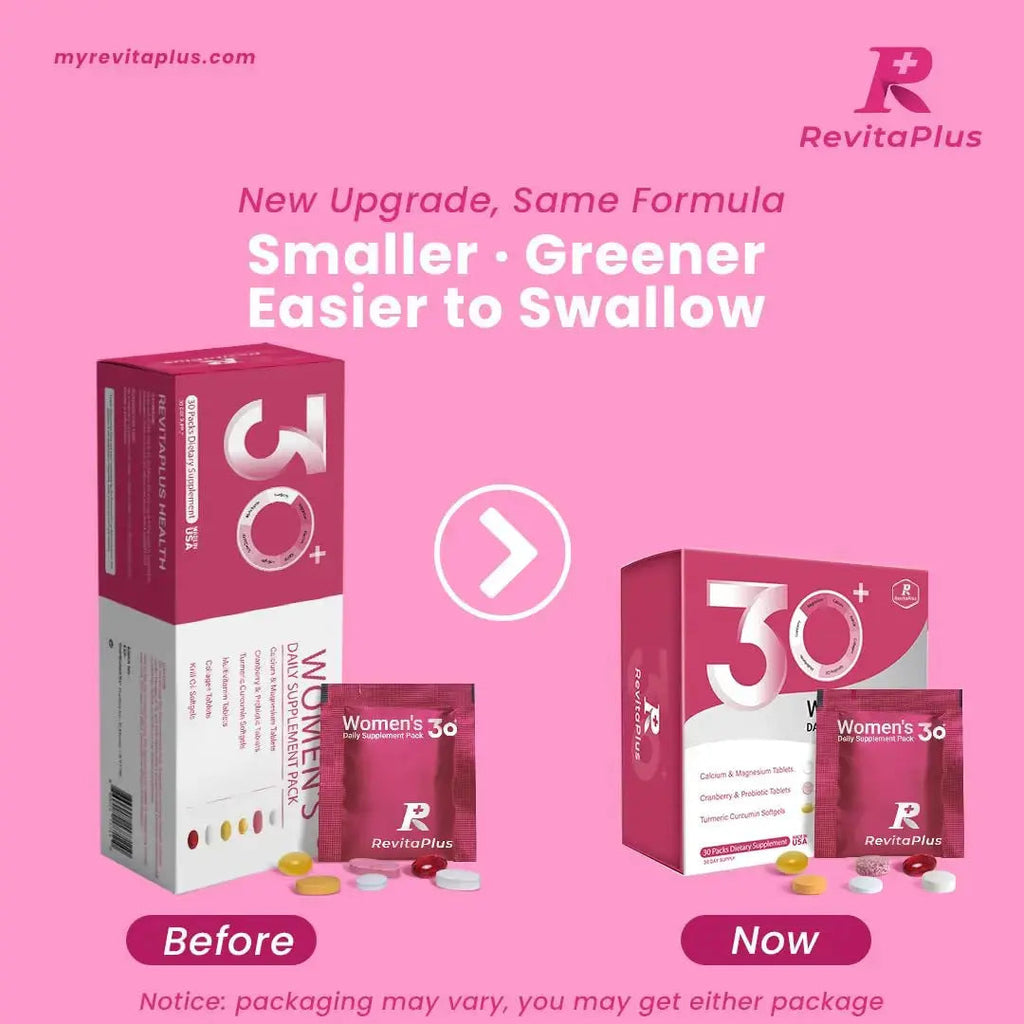 RevitaPlus Multivitamin for Women with Vitamin A,B,C,D3,E,K2,Biotin, Collagen,Krill Oil,Cranberries Supports Energy,Wellness,Beauty and Immune RevitaPlus Au supplements