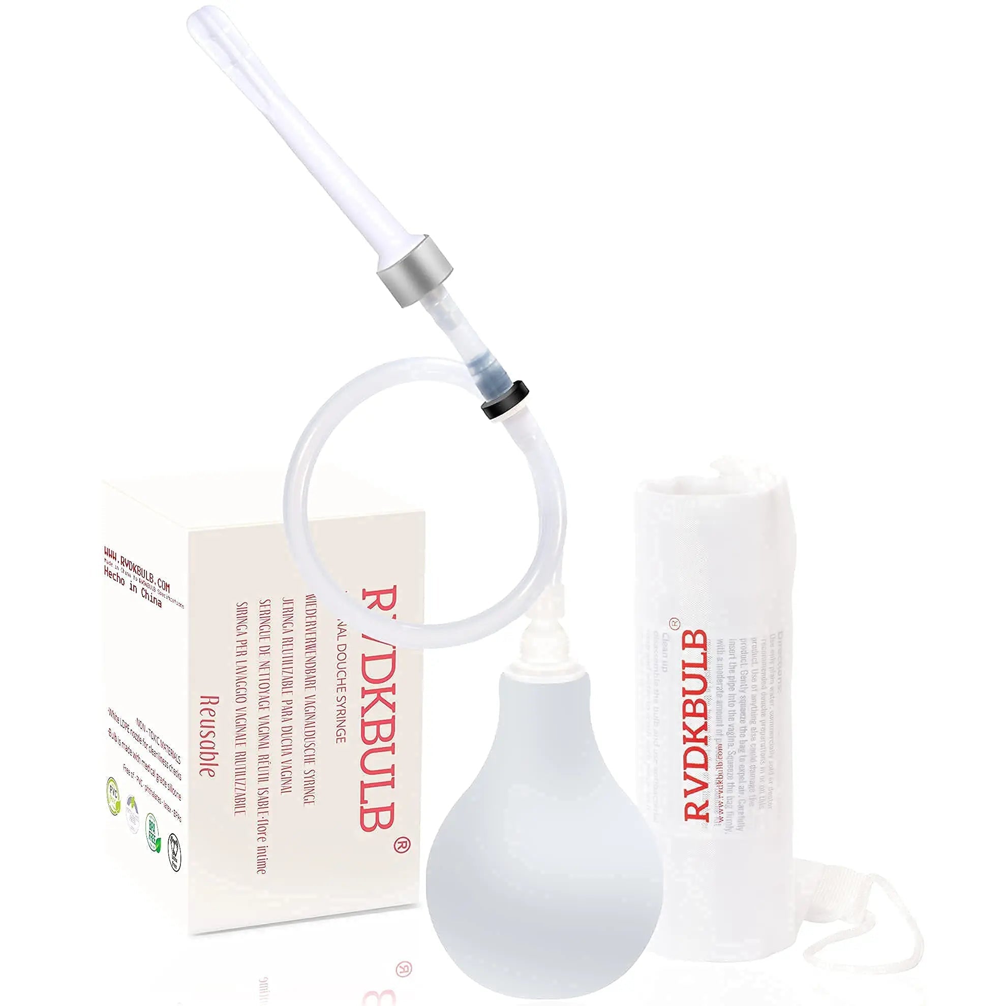 RVDKBULB Natural Vaginal Cleansing System with 3 One-Way Valves - Vaginal Douche for Women RVDKBULB Au supplements