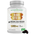 Black Seed Oil Capsules - 120 Count (Organic, Non-GMO Liquid) Premium Cold Pressed Mother Nature Organics Superfoods For Organic Living Au supplements
