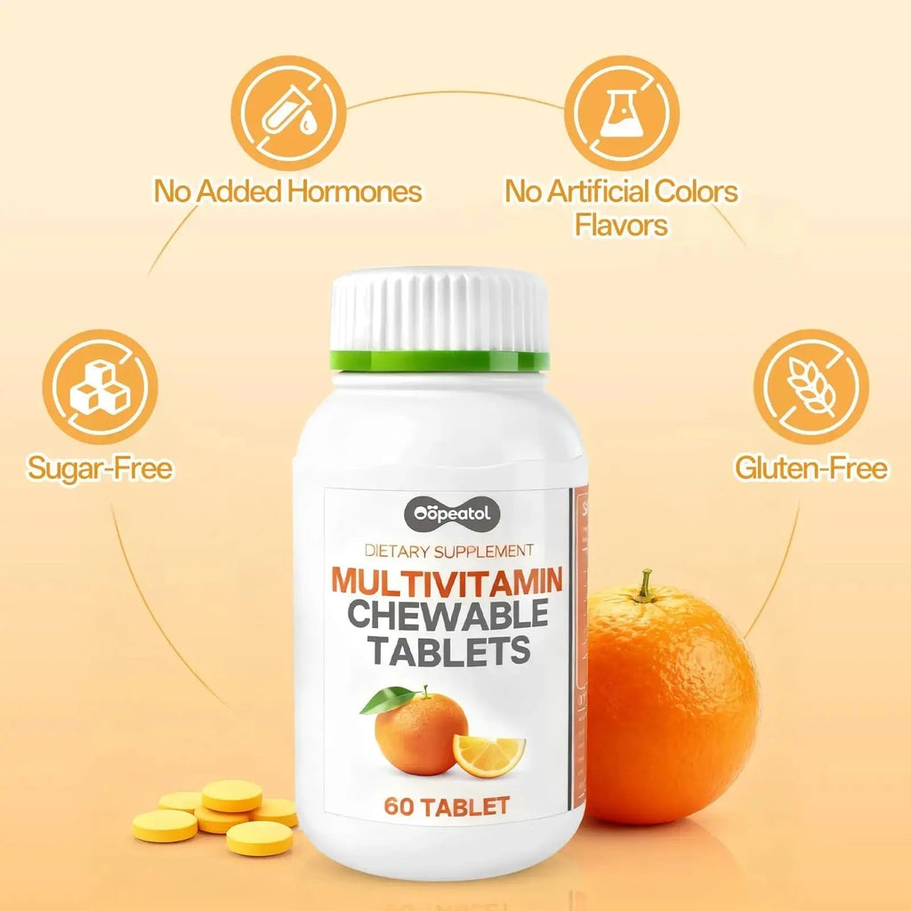 Oopeatol Multivitamin for Adults with Vitamin C, D3 & B Vitamins | Daily Increase Body Protection, Energy & Bone and Joint Equilibrium and Health | Oopeatol Au supplements