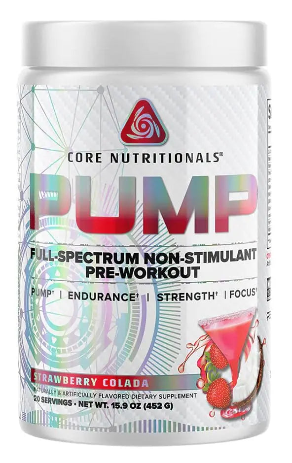 Core Nutritionals Pump Full-Spectrum Non-Stimulant Pre-Workout, with N03T Nitrate Core Nutritionals Au supplements
