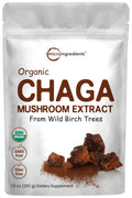 Micro Ingredients Organic Chaga Mushroom Extract 100:1 Powder, 10 Ounce Micro Ingredients Au supplements