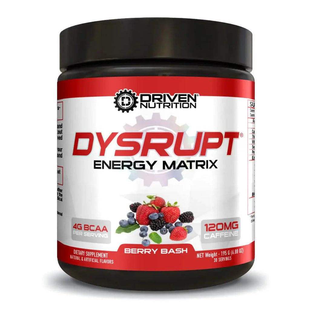 Driven Nutrition DYSRUPT: BCAA + Caffeine with Electrolytes: Sugar & Gluten Free Supplement Driven Nutrition Au supplements