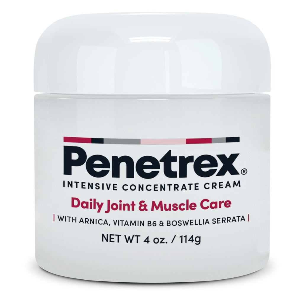 Penetrex Joint & Muscle Therapy - Soothing Comfort for Back, Neck, Hands, Feet - Premium Whole Body Rub with Arnica, Vitamin B6 MSM & Boswellia - Non-Greasy 4oz Cream Penetrex Au supplements