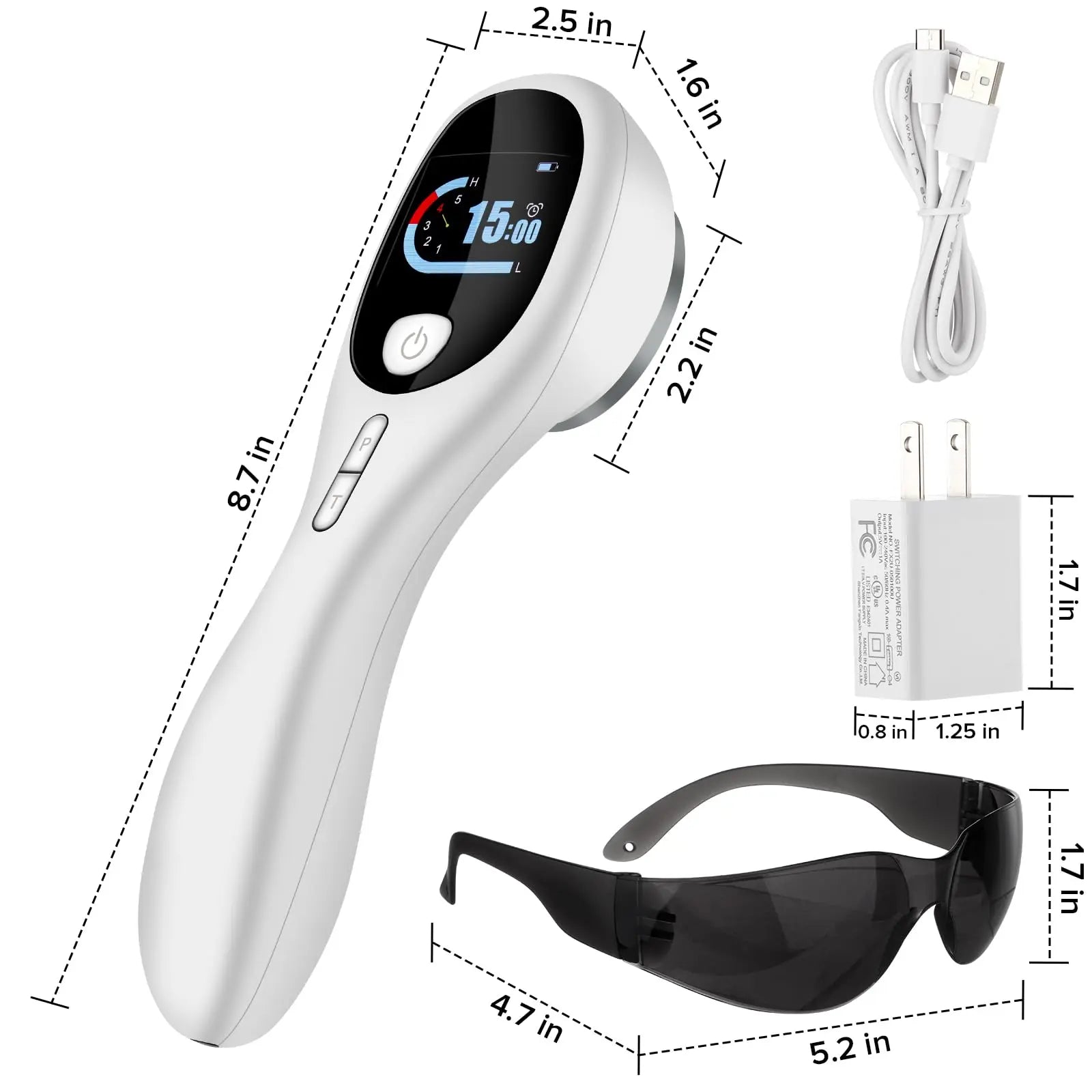 yofalo Cold Laser Human/Vet Device with LED Display Targets Joint and Muscles Directly yofalo Au supplements