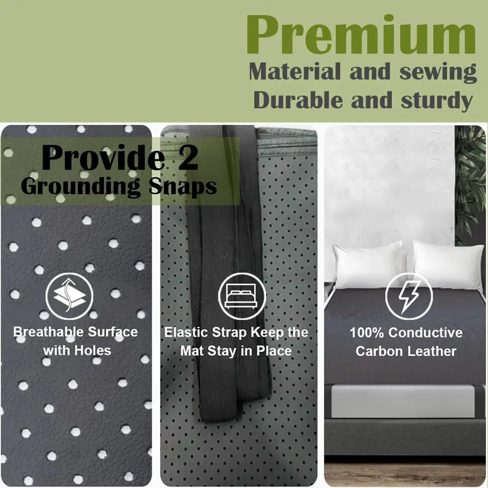 Grounding Mat for Sleeping, Grounding Sheet forBed, Earth Mat Connected for Pain Relief FOPPON Au supplements