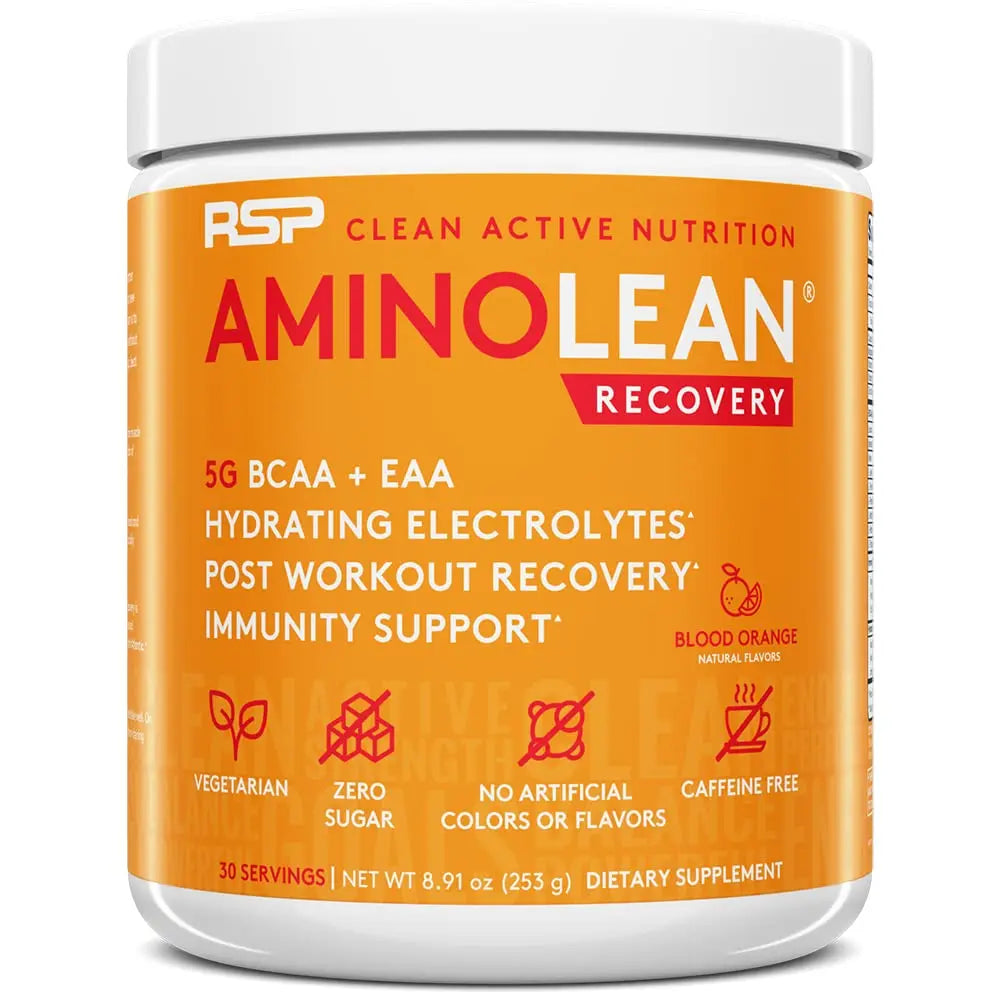 RSP AminoLean Recovery - Post Workout BCAAs Amino Acids Supplement + Electrolytes RSP NUTRITION Au supplements
