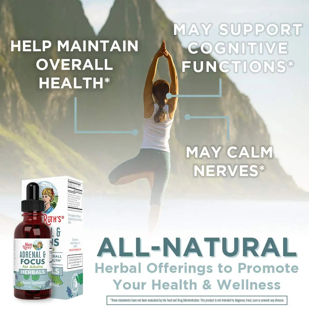 MaryRuth Organics Nootropic Focus Supplement for Adults | USDA Organic | Ginkgo Biloba MaryRuth Organics Au supplements