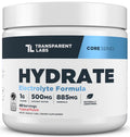 Transparent Labs Hydrate Naturally Sweetened Electrolytes Powder - Hydration Powder Electrolytes with Coconut Water, Calcium, Taurine, & Potassium