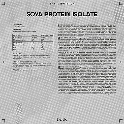 Bulk Soya Protein Isolate Powder, Vegan Protein Shake, Salted Caramel, 1 kg Bulk Au supplements
