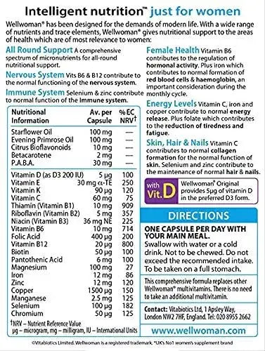 Vitabiotics Wellwoman Wellwoman 90 Tablets Wellwoman Au supplements