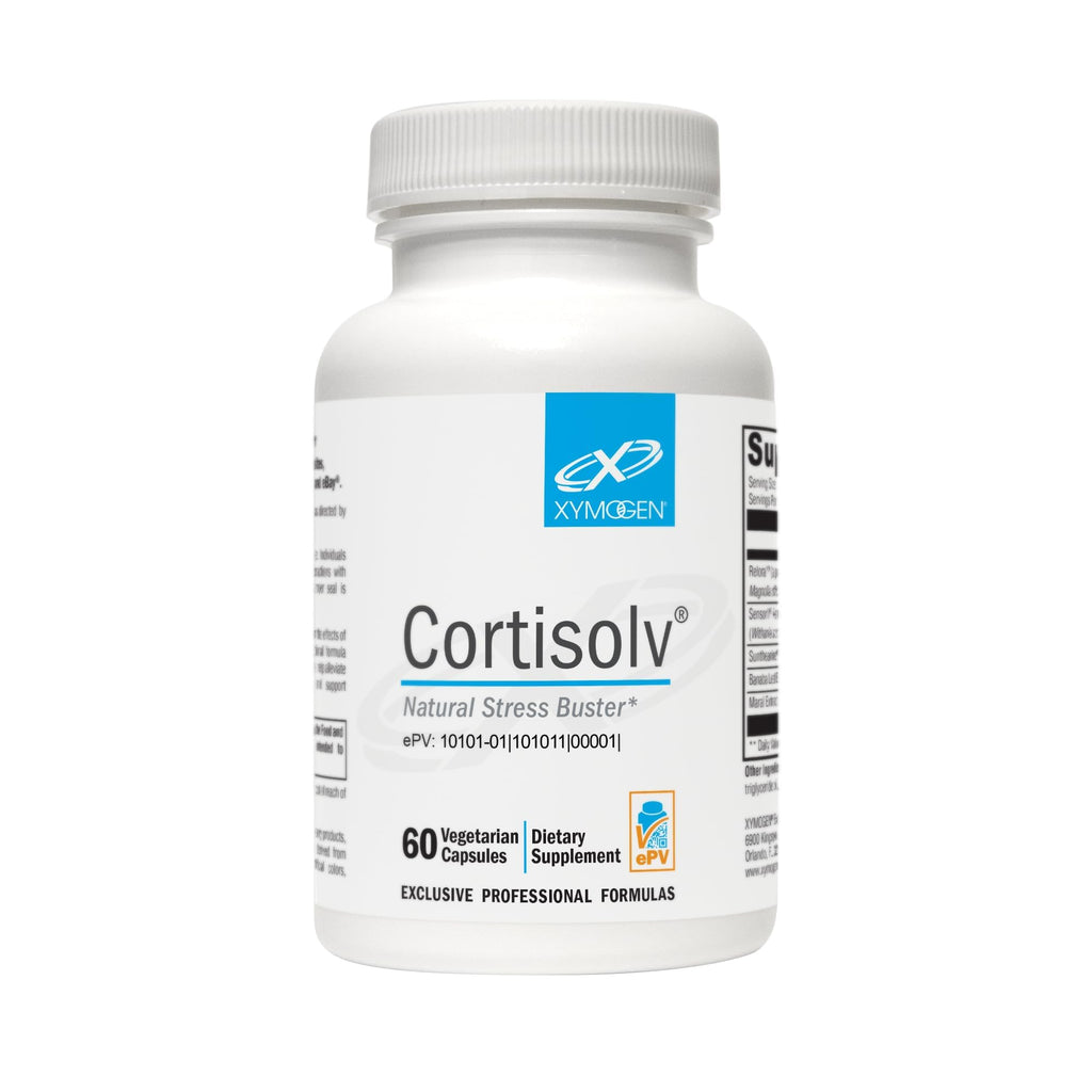 XYMOGEN Cortisolv Cortisol Supplement - Ashwagandha Supplement with L Theanine to Support Healthy Cortisol Levels, Energy, Relaxation and Mental Clarity (60 Capsules) XYMOGEN Au supplements