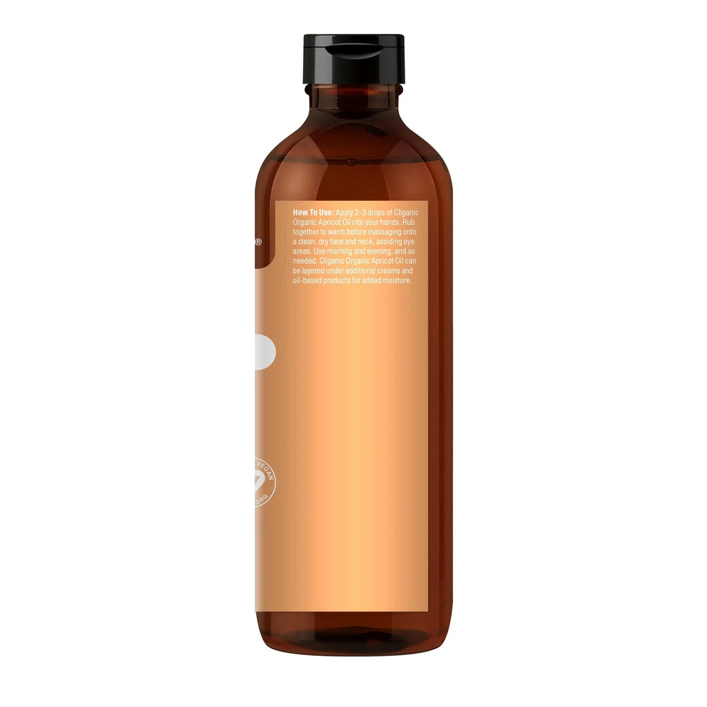 Cliganic Organic Apricot Oil, 100% Pure (8oz) - For Skin, Hair & Face | Natural Cold Pressed Unrefined Cliganic Au supplements
