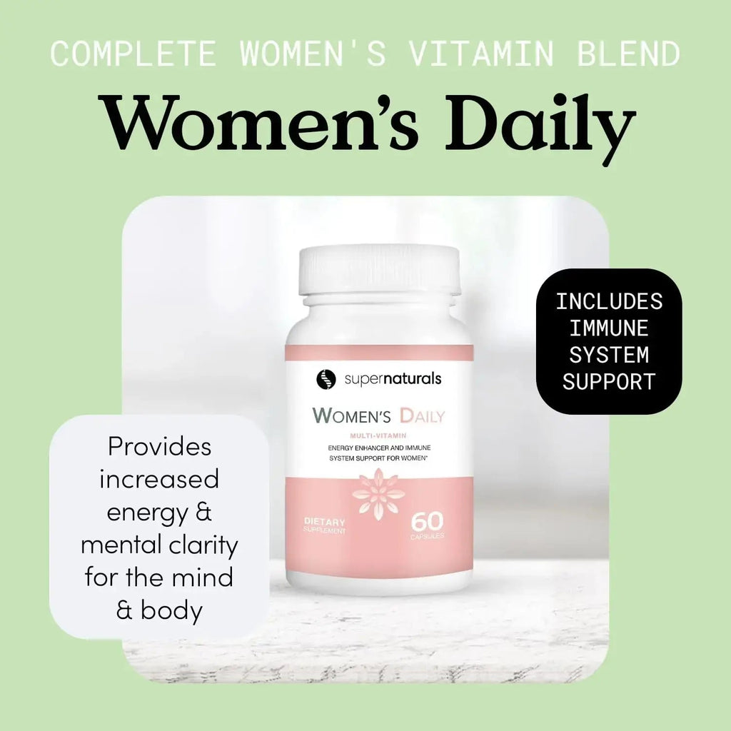 Super Naturals Health, Multivitamin for Women, Immune Defense Supplement Multivitamin Capsules, Vegan Supplements for Women - 60 Capsules JLM NUTRITIONALS Au supplements