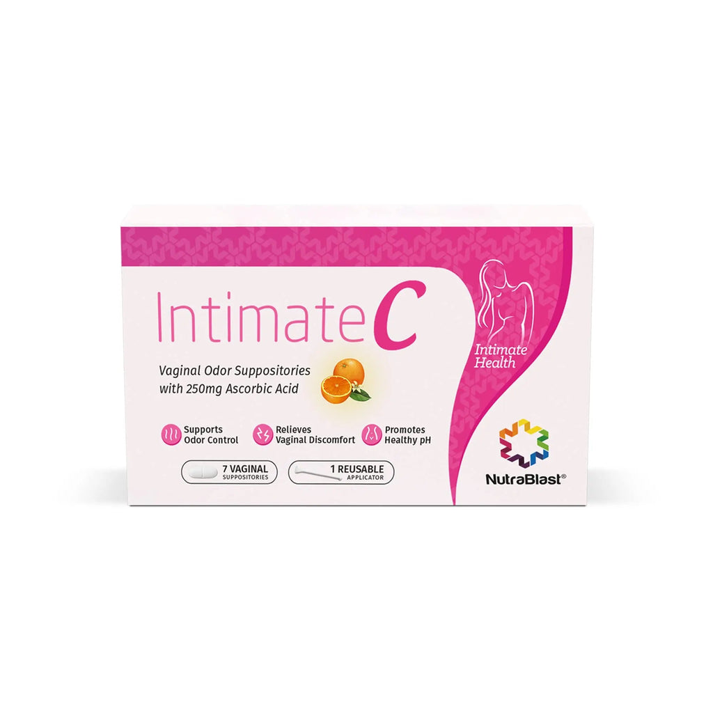 NutraBlast IntimateC Vaginal Odor Suppositories | 250mg Ascorbic Acid | Supports Odor Control NutraBlast Au supplements