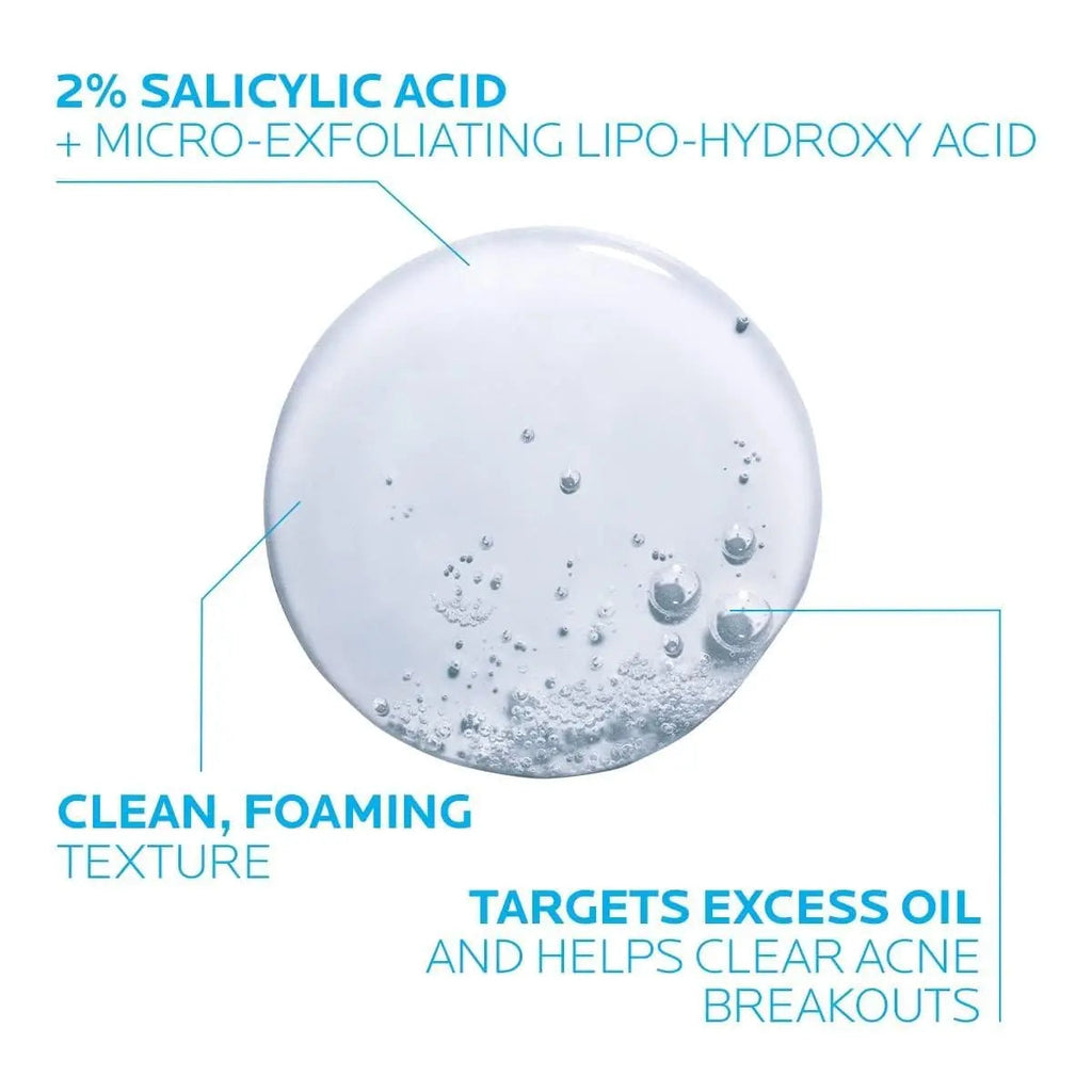 La Roche-Posay Effaclar Medicated Gel Facial Cleanser, Foaming Acne Face La Roche-Posay Au supplements