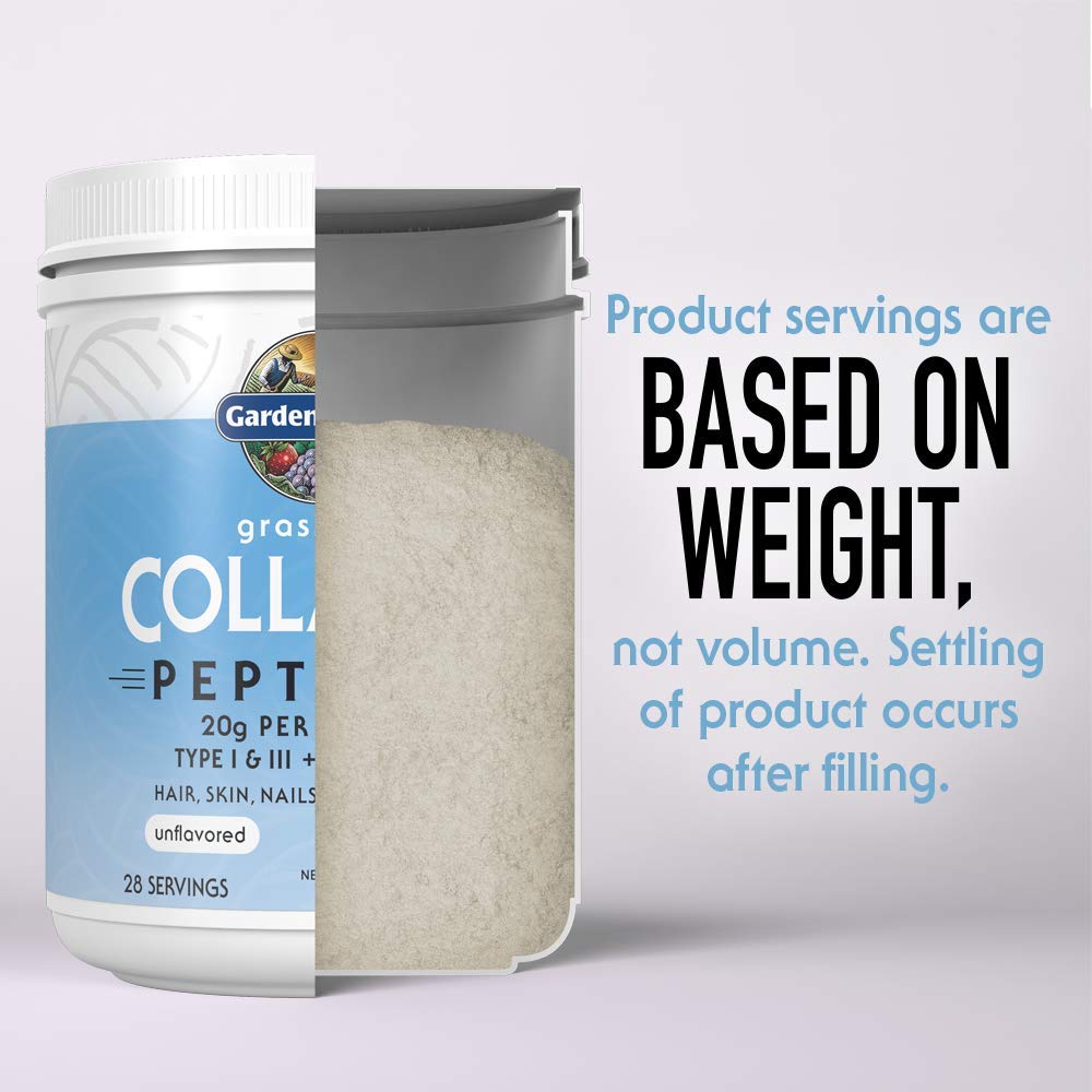 Garden of Life Grass Fed Collagen Peptides Powder Unflavored Collagen Powder for Women Men Hair Skin Nails Joints, Hydrolyzed Collagen Protein Supplements, Collagen for Women & Men, 28 Servings Garden of Life Au supplements