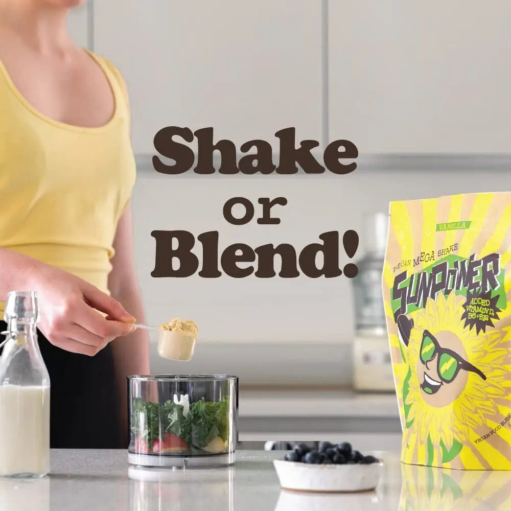SunPower Vegan Protein Powder - 21g Plant Protein per Serving - Pea, Sunflower SunPower Au supplements