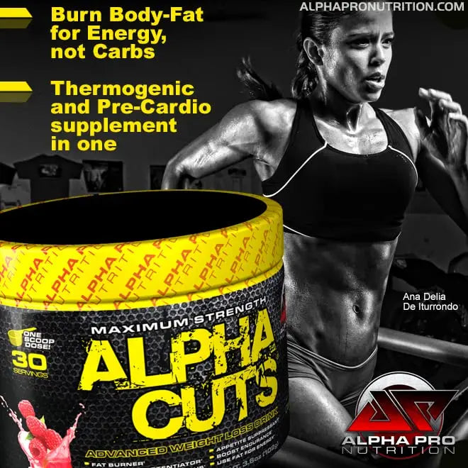 Alpha Pro Nutrition Alpha Cuts Fat Burner Thermogenic Men Women Pre Cardio Workout Alpha Pro Nutrition Au supplements