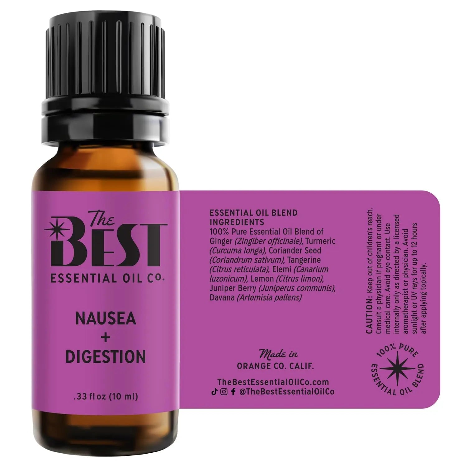 The Best Nausea + Digestion Essential Oil Blend- Premium Grade- 100% Pure & Natural for Aromatherapy The Best Essential Oil Co Au supplements