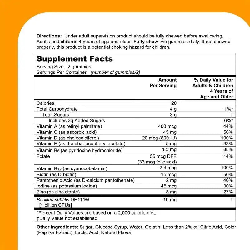 One A Day Kids Multivitamin with Probiotic, Multivitamin Gummies, Kids Probiotic for Digestive Health, Gummy Vitamins ONE A DAY Au supplements