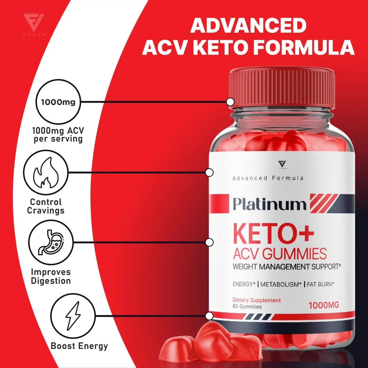 (3 Pack) Platinum Keto ACV Gummies, Platinum Keto ACV Gummies Advanced Weight Loss Kohzie Au supplements