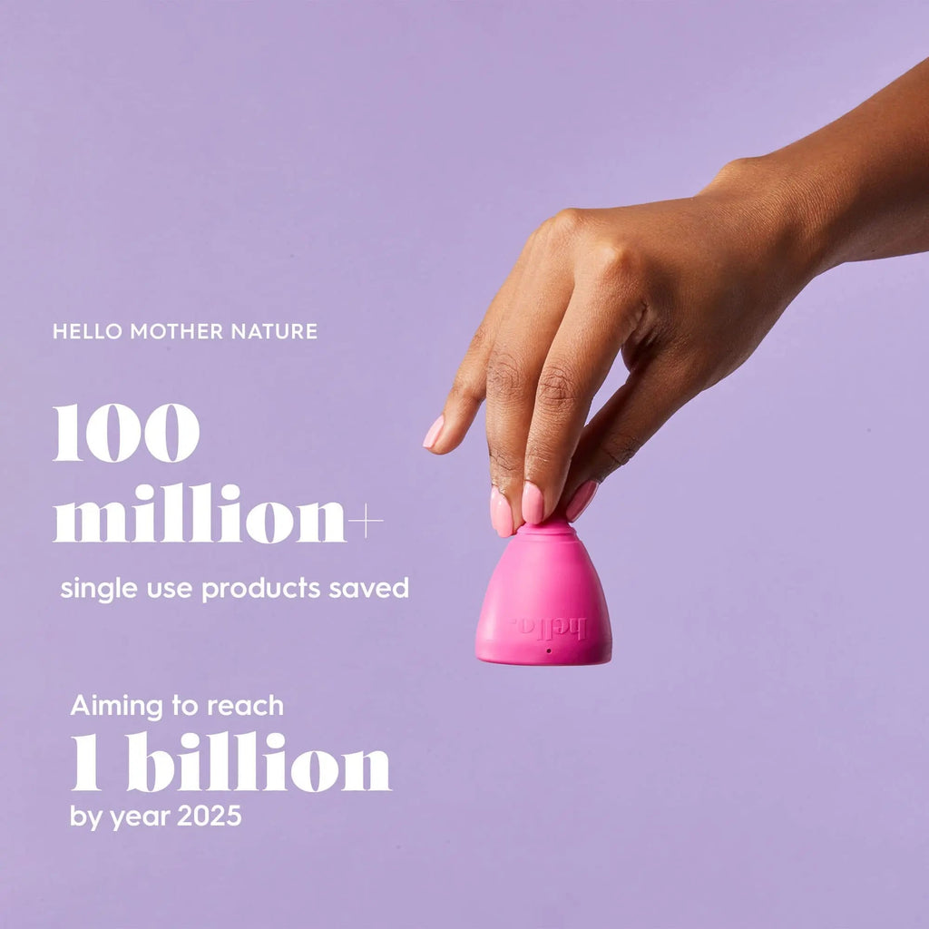 The Hello Starter Pack (Double Box XS/SM + 3-Pack Liners + Spray) 1 ea THE HELLO CUP Au supplements