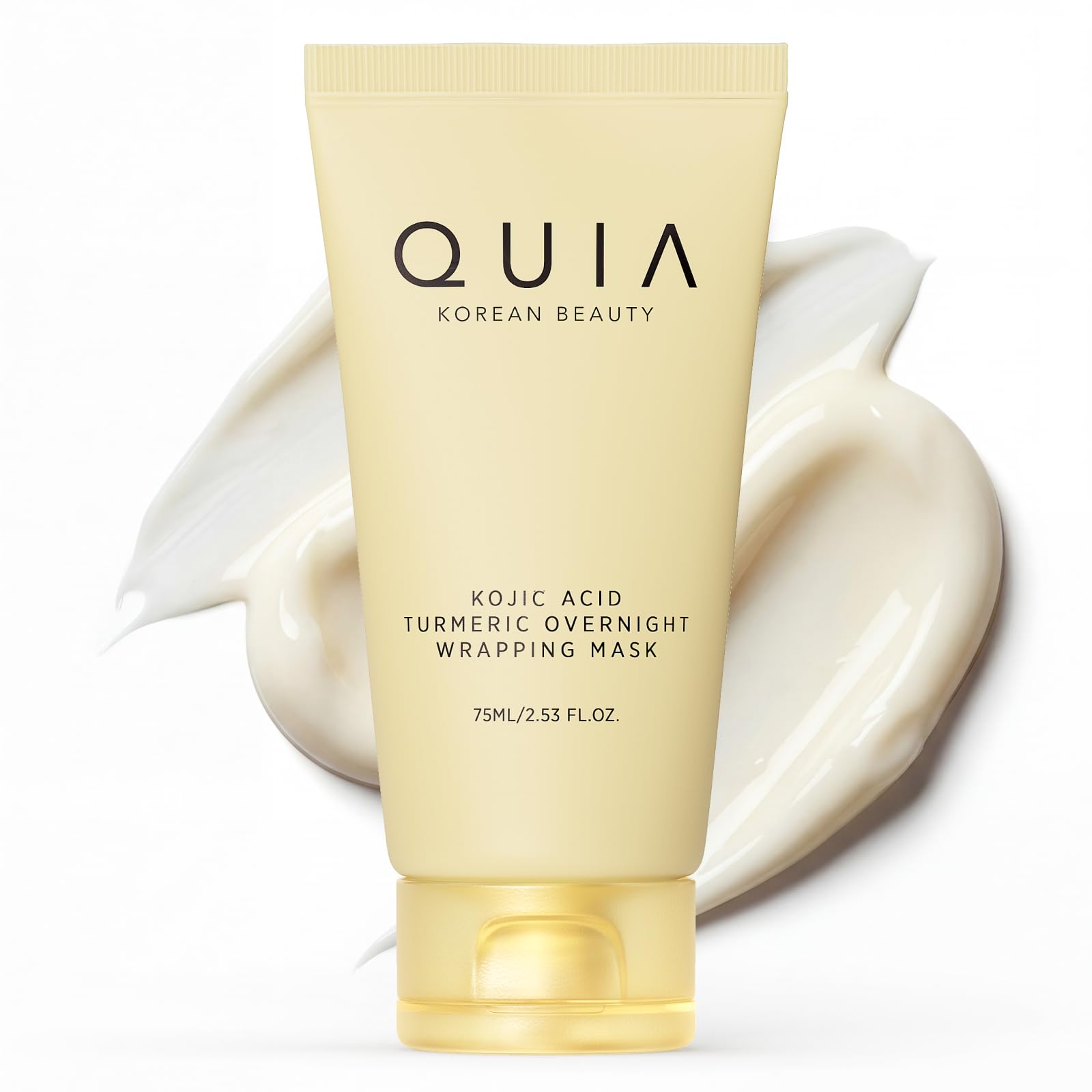QUIA Turmeric + Kojic Acid Overnight Wrapping Mask – Hydration Mask for Glowing Skin