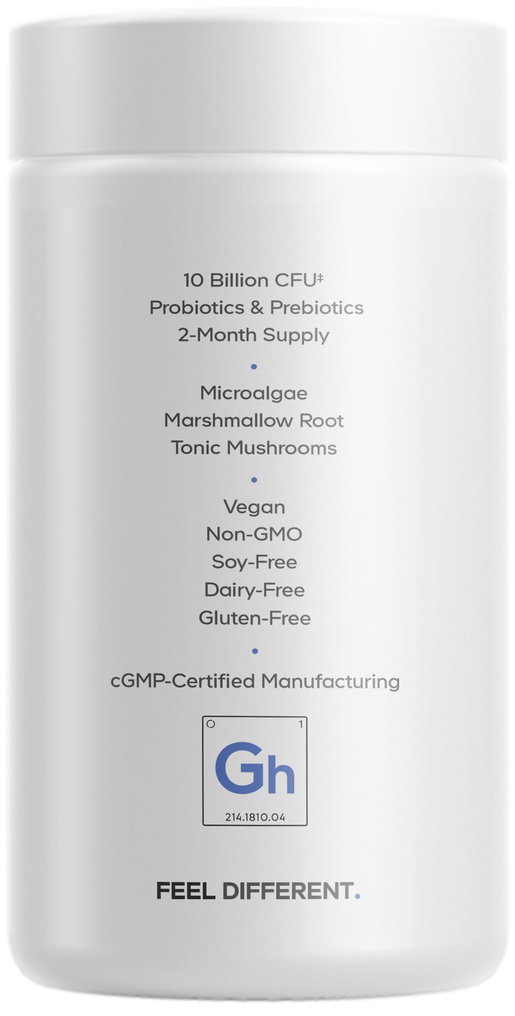 Codeage Gut Health Supplements Vegan Formula - L Glutamine, Zinc, Turkey Tail Mushroom Powder, Tonic Mushroom, Maitake, Micro Algae, Mineral,