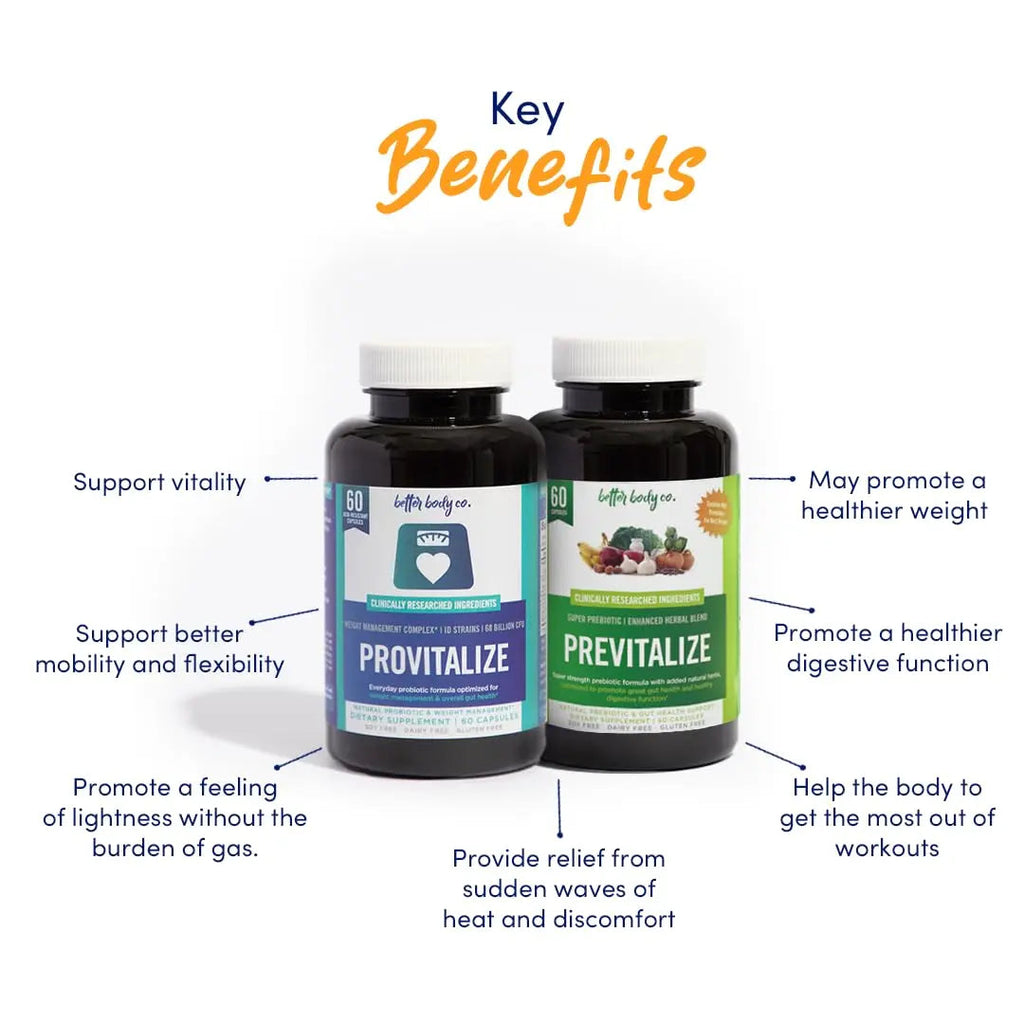 Better Body Co. Original Slim Gut Bundle | Provitalize & Previtalize Bundle - Natural Menopause Better Body Co. Au supplements