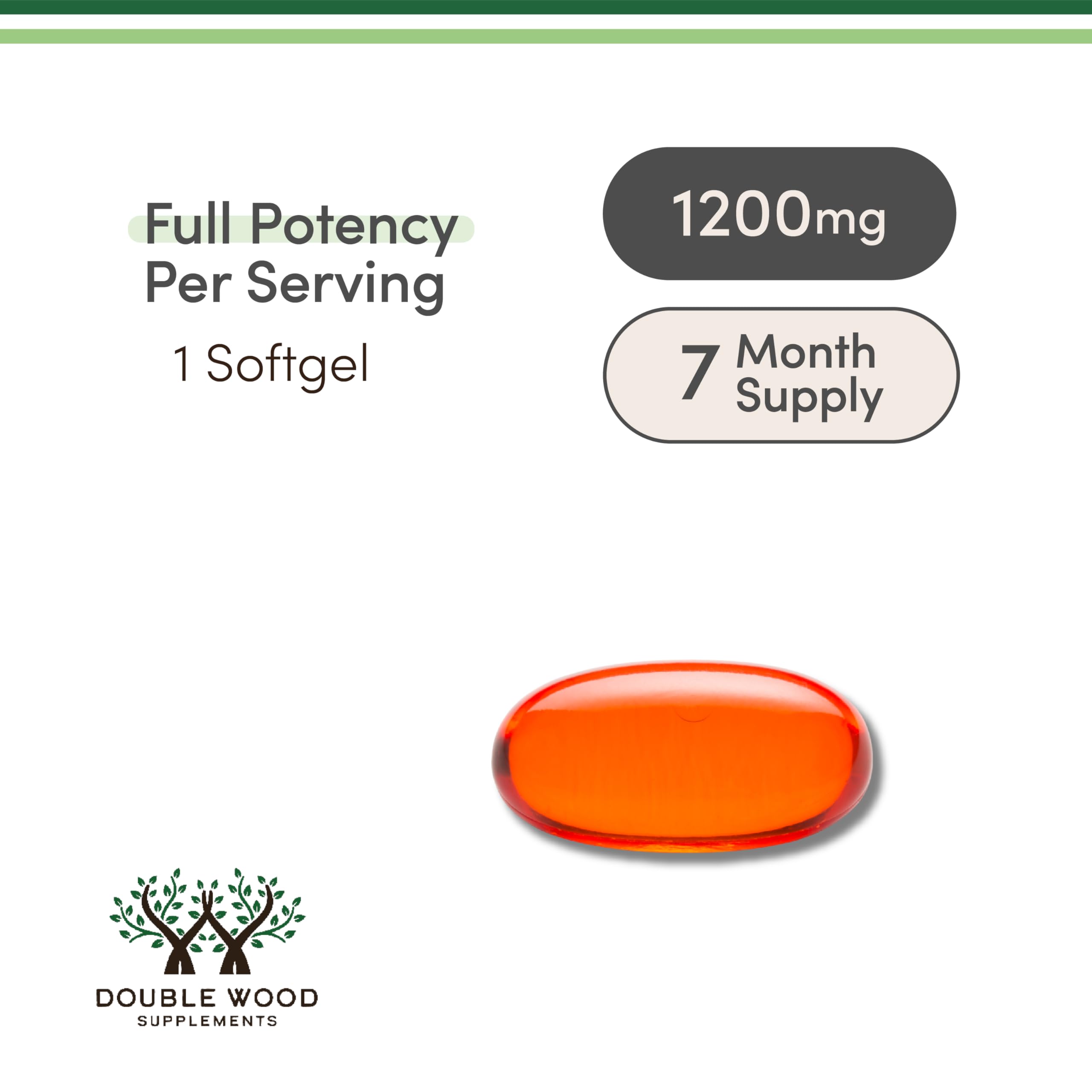 Phosphatidylcholine 1,200mg – 210 Softgels – Enhanced Version of Sunflower and Soy Lecithin (Choline Supplements) - Non-GMO and Gluten Free