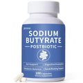 Sodium Butyrate, Butyrate Gut Health Supplement, Postbiotic for Gut, Stomach & Digestive, Support IBS, Leaky Gut, Gas & Bloat, Low Odor, 100 Vegan Capsules Jkrova Au supplements